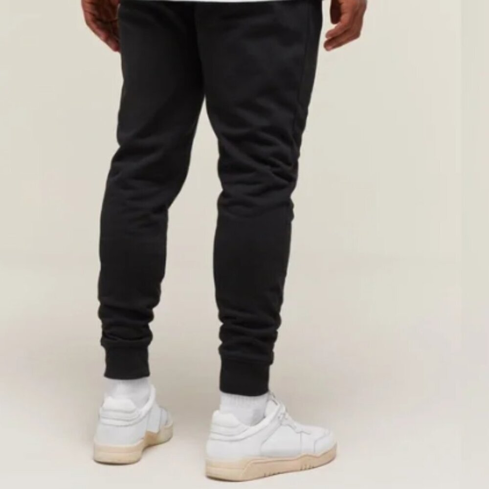 Gymshark Black Athletic CREST slimfit joggers size med - Picture 2 of 8